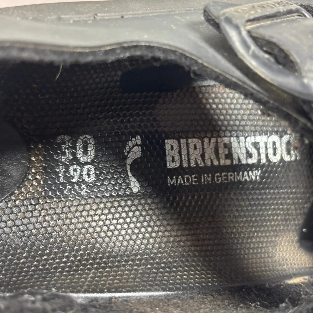 Birkenstock Mogami Kids Black Birko-Flor Outdoor Sandals EU 30 US 12-12.5 Narrow